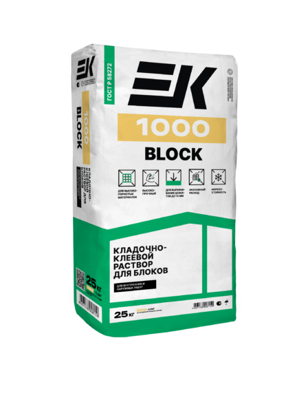 Клей для блоков ЕК 1000 Block (25кг)