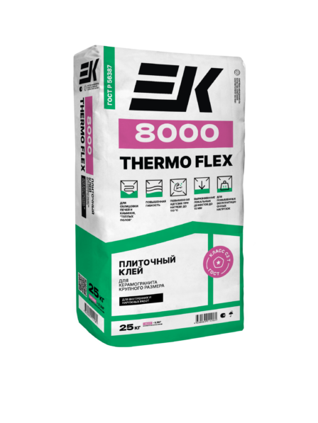 Термостойкий клей EK 8000 THERMO FLEX (25кг)
