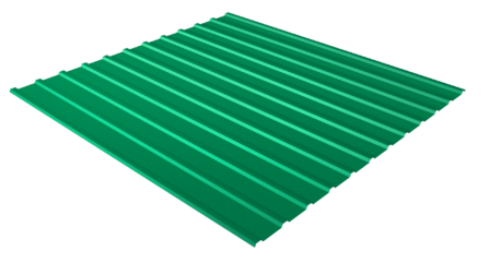 Профнастил С10 RAL 6029 (мятно-зеленый) полимерное покрытие