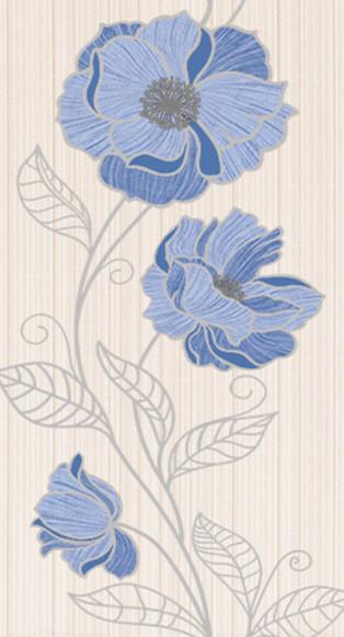 Панель ПВХ 234 Цветок синий 2700*250*8 мм
