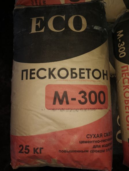 Пескобетон ЭКО М-300, 25кг